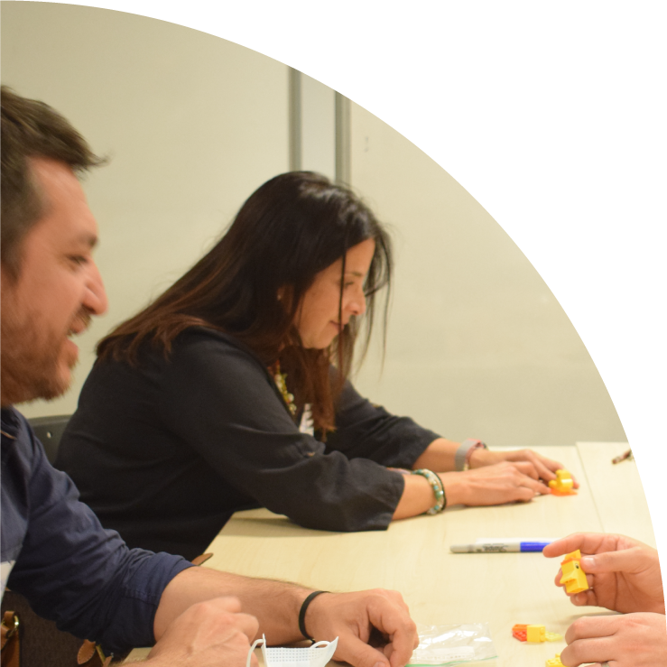 Personas colaborando